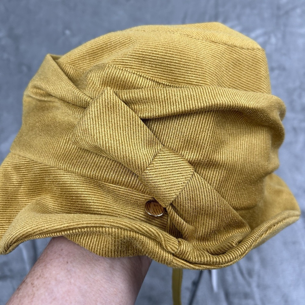 Comhats Hatter's Hub Women's Bucket Hat yellow mustard yellow